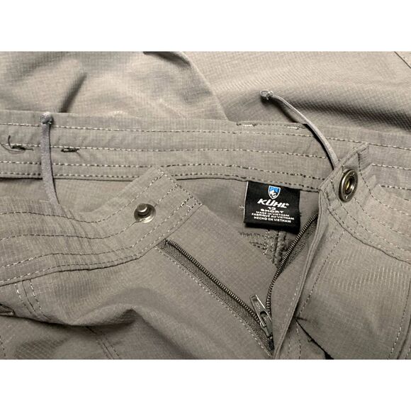KUHL Women's Gray Outdoor/Hiking Skinny Pants, Size 12 Short, Used - Picture 4 of 7